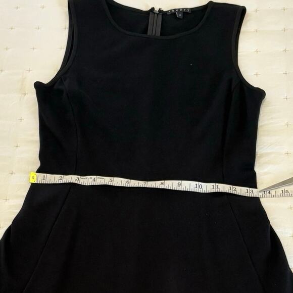Theory Ponte Knit Essential Fit & Flare Dress Women's 4 | Black | EUC - Picture 9 of 10